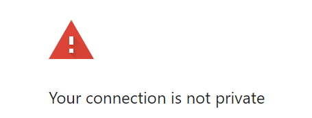 HTTPS Connection Warning